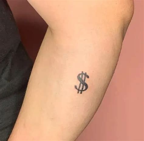 dollar sign face tattoo|dollar sign aesthetic.